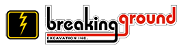 Breaking Ground Excavation Logo